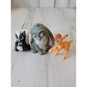 Disney rabbit Thumper skunk flower toy playset Bambi toy figure